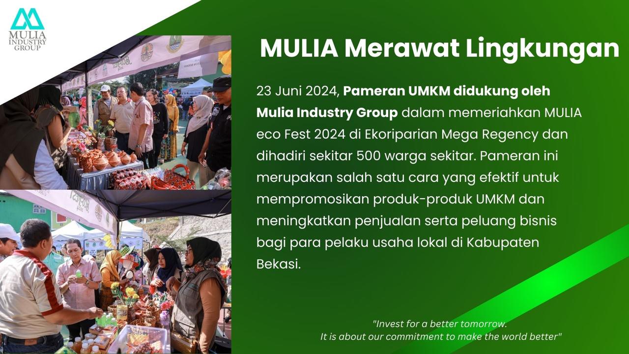 MULIA Merawat Lingkungan: MULIA Eco Fest "Pameran UMKM Ramah Lingkungan"